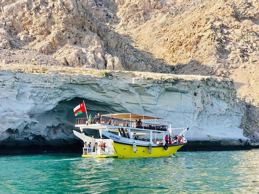 From Dubai/Sharjah/RAK: Dibba Musandam Trip & Dhow Cruise - Crossing into Oman at Dibba