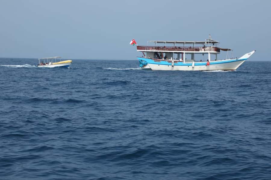 From Dubai/Sharjah/RAK: Dibba Musandam Trip & Dhow Cruise - Boarding the dhow around 10:00 am