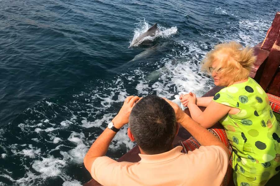 From Dubai/Sharjah/RAK: Dibba Musandam Trip & Dhow Cruise - Lunch on board at about 1:30 pm
