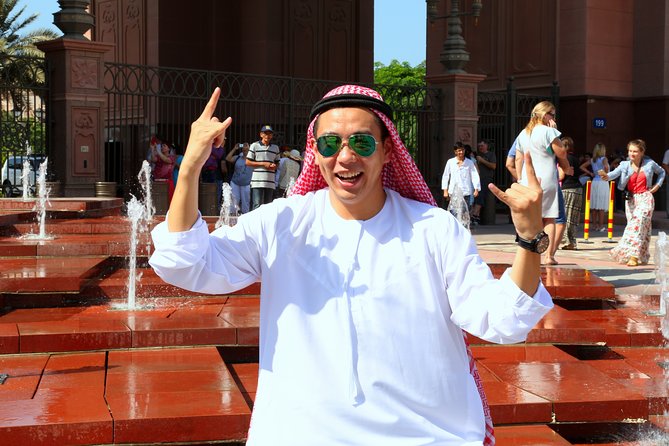 From Dubai To Abu Dhabi: Royal Palace, Grand Mosque &Etihad Tower - Emirates Palace and Etihad Tower views