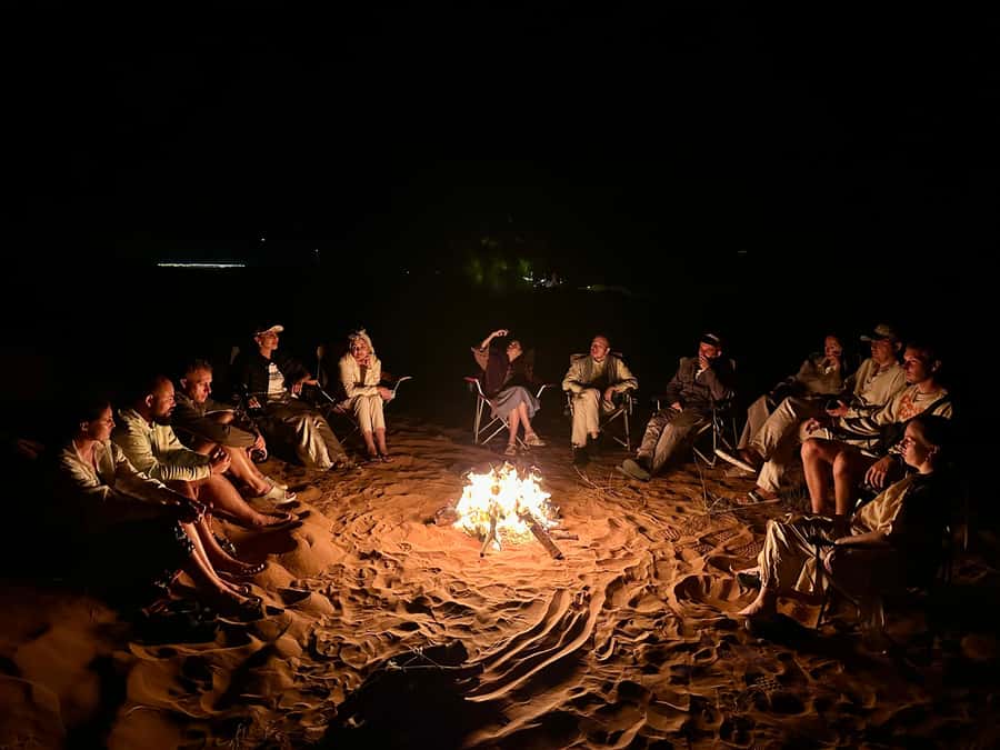 From Muscat: Desert Overnight and Wadi Bani Khalid - Sunset, sunrise, and the optional camel ride