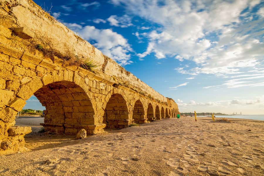 From Tel Aviv: Caesarea, Haifa and Akko Day Trip - Four coastal chapters in one demanding day