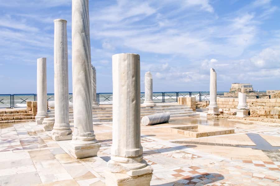 From Tel Aviv: Caesarea, Haifa and Akko Day Trip - Haifa: a grand view of the Baha’i terraces