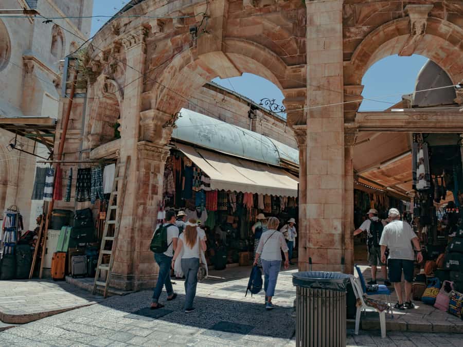 From Tel Aviv: Jerusalem Old City & Dead Sea Guided Day Tour - Entering through the Armenian Quarter