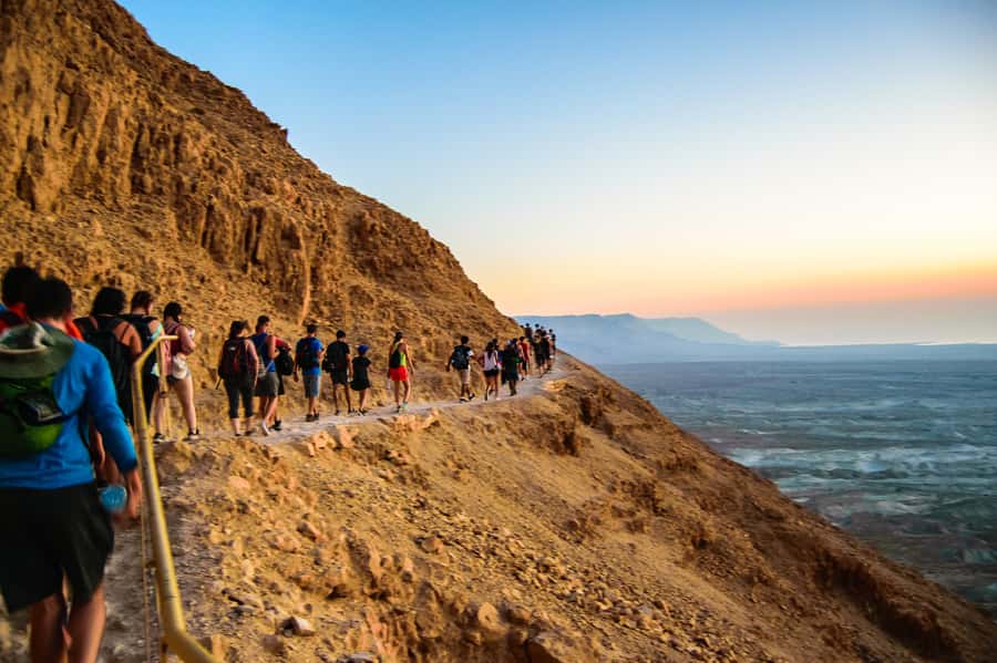 From Tel Aviv: Masada at Sunrise, Ein Gedi and Dead Sea Tour - The Snake Path requires an honest fitness check