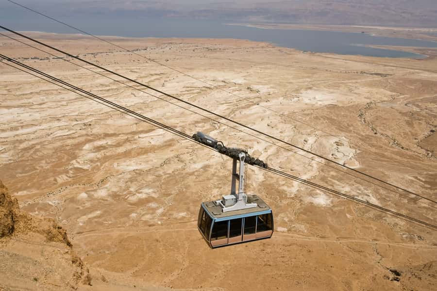 From Tel Aviv: Masada & Dead Sea Full Day Tour with Pick Up - Reaching Masada by cable car