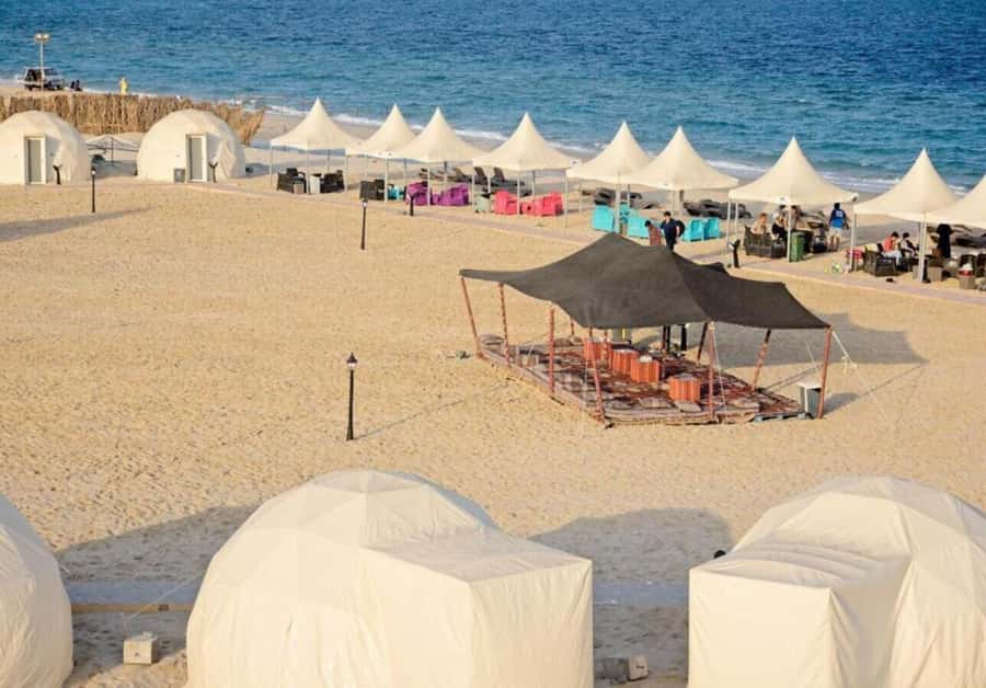 Full day desert safari with lunch or Dinner - Dune bashing toward Khor Al Adaid