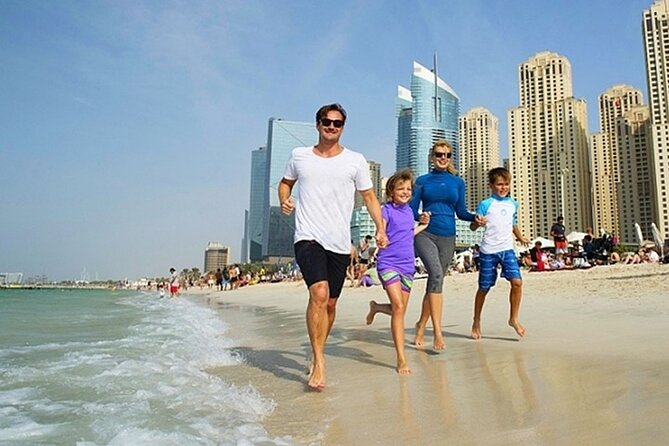 Full Day Dubai City Tour with At the Top Burj Khalifa Ticket - Jumeirah Mosque and the beach
