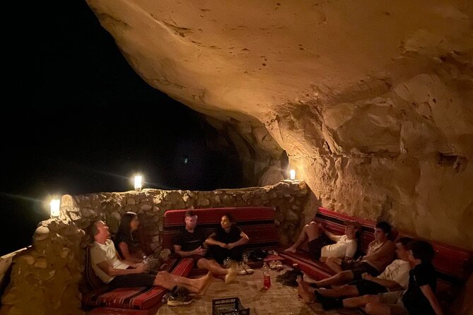 Full-Day Jeep Tour and Sleeping in cave Night Under the Stars - Sunset, dinner, and sleeping in the desert