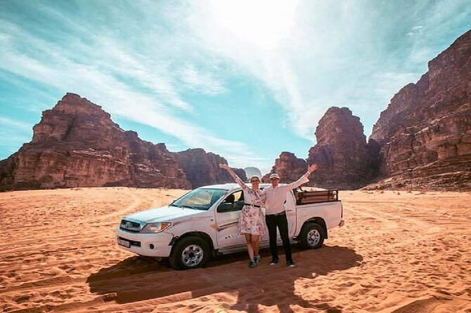 Full Day Tour Petra and Wadi Rum from Amman - Two hours by 4x4 in Wadi Rum