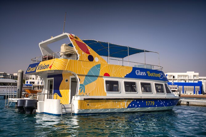 Glass-Bottom Boat 2-hours Tour and Coral-Reef Viewing from Aqaba - Along the coast toward Aqaba’s landmarks
