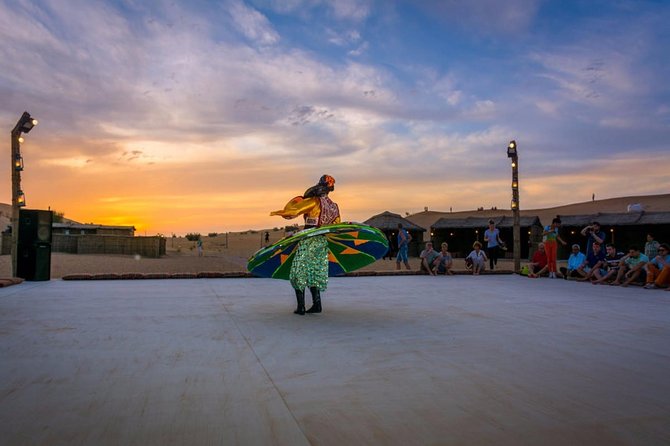 Half-Day Dubai Desert Safari With 7 Live Shows and BBQ Dinner - BBQ dinner and unlimited soft drinks