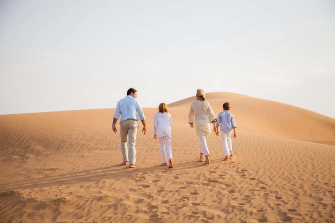 Half-Day Dubai Desert Safari With 7 Live Shows and BBQ Dinner - Sandboarding adds a second way to use the dunes