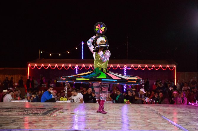 Half-Day Evening Desert Safari in Dubai with BBQ Dinner - Belly dance, Tanura, and fire performances