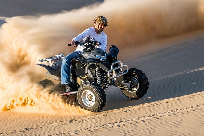 Half-Day Evening Desert Safari in Dubai with BBQ Dinner - Sunset photos from the dunes