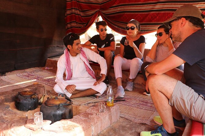 Half day Jeep Tour in Wadi Rum incl. water and Bedouin tea - Abu Khasaba Canyon: The Most Active Stop
