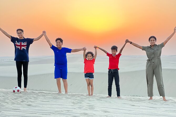 Half Day Private Desert Safari in Doha - Sandboarding, camel rides, and desert stops