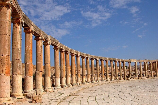 Half Day Tour to Jerash from Amman - Climbing toward the Temple of Zeus