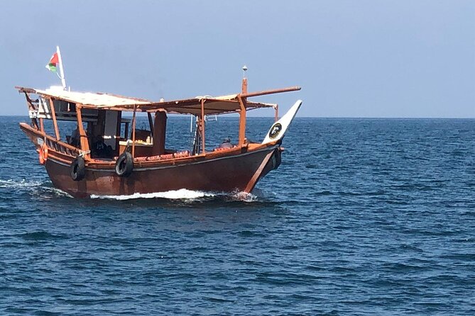 Khasab Musandam Full Day dhow cruise with lunch and Snorkeling - Khor Sham fjord from a wooden dhow