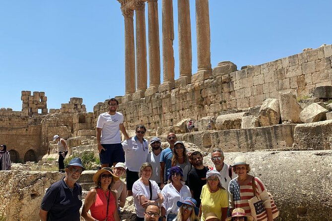 Lebanon tour Baalbek ruins & Ksara w/pick-up, lunch,guide+entries - Zahle brunch: sfiha, coffee, and a pause