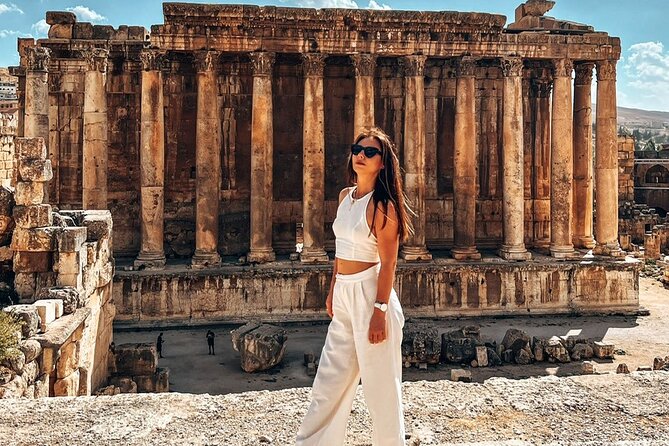 Lebanon tour Baalbek ruins & Ksara w/pick-up, lunch,guide+entries - Walking among the Temples of Baalbek