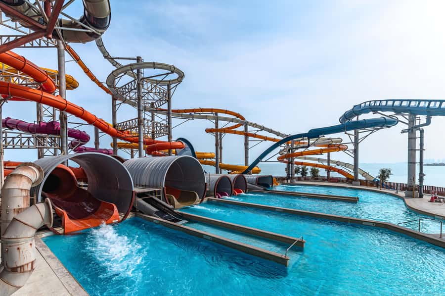 Lusail: Meryal Waterpark Entry Ticket - The VR slides and the entertainment cave