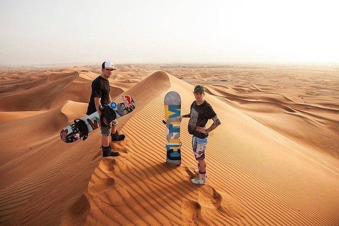 Morning Desert Safari with Quad Bike, Camel Ride & Sandboarding - A four-hour burst of desert adventure