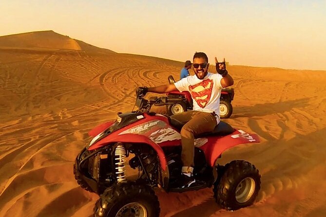 Morning Desert Safari with Quad Bike, Camel Ride & Sandboarding - Guides make the difference