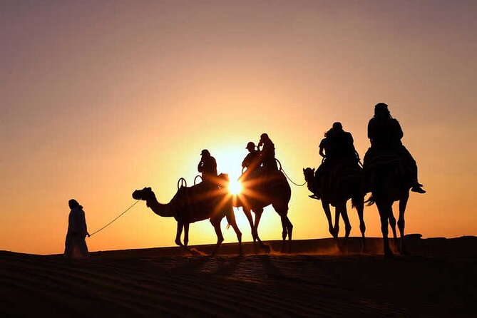 Morning Desert Safari with Quad Bike, Camel Ride & Sandboarding - Pickup from Dubai or Sharjah