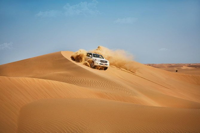 Morning Desert Safari with Quad Bike Tour Abu Dhabi - Meeting camels at the farm