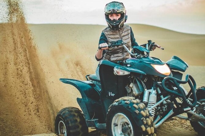Morning Red Dunes Desert by Quad Bike, Dune Bashing, Camel Ride & Sandboarding - Key points before you book