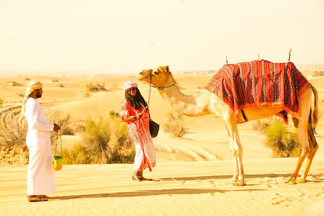 Morning Red Dunes Desert by Quad Bike, Dune Bashing, Camel Ride & Sandboarding - Drinks are included, but breakfast is not
