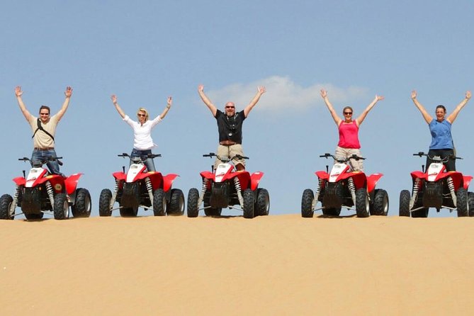 Morning Red Dunes Desert by Quad Bike, Dune Bashing, Camel Ride & Sandboarding - Red dunes set the scene