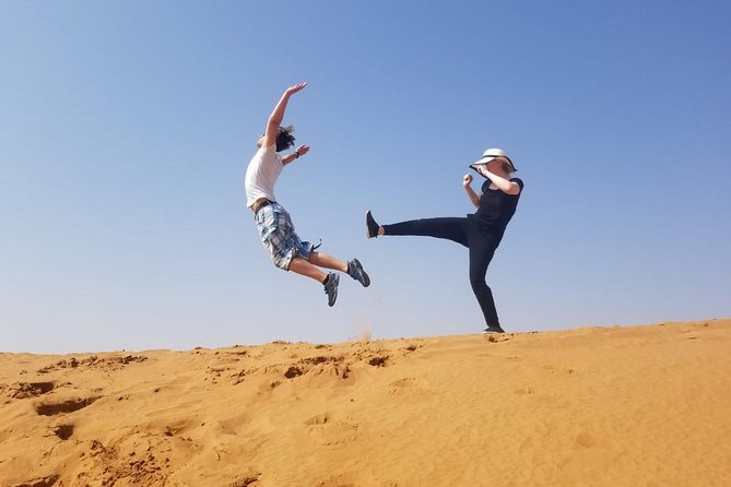Morning Thrill: Exciting Desert Safari Adventure Camel Ride Dubai - Pickup, refreshments, and the return to Dubai