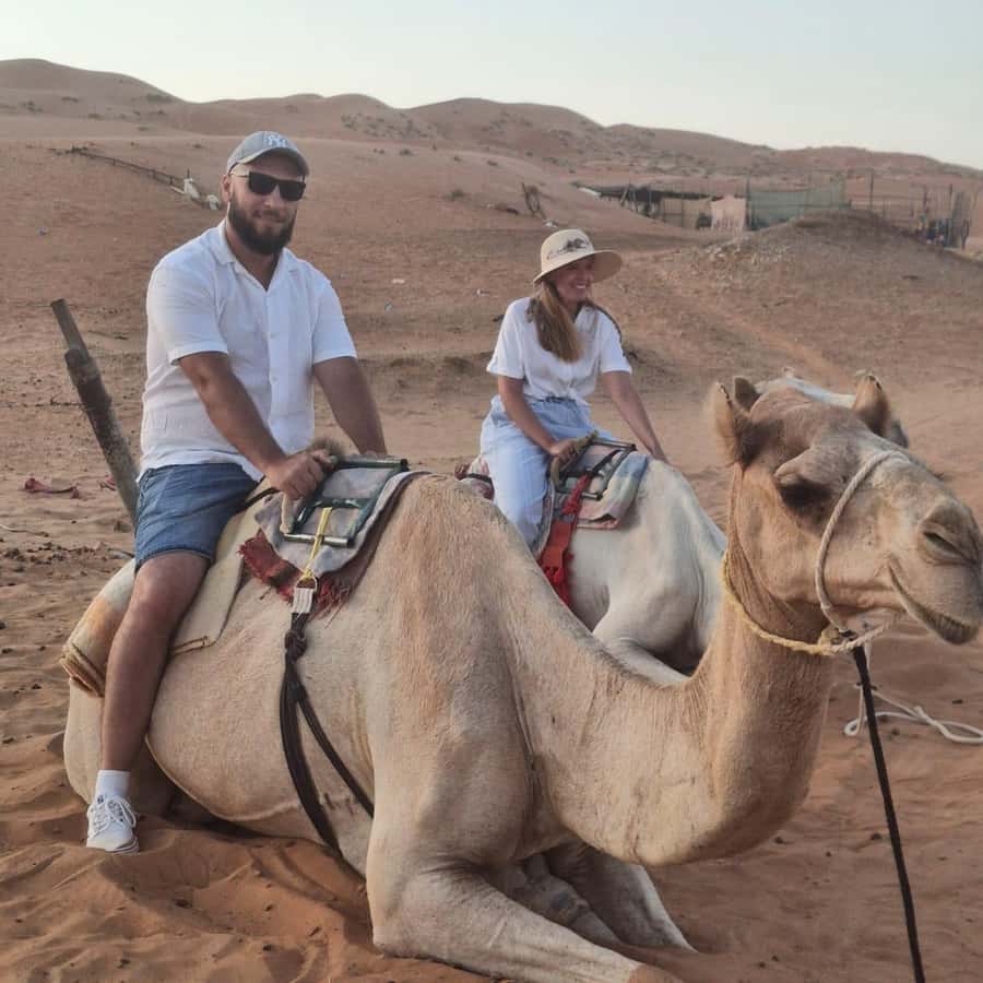 Muscat: Bidiya Desert Sunset Camel Ride with Transfer - Key points to know before you book