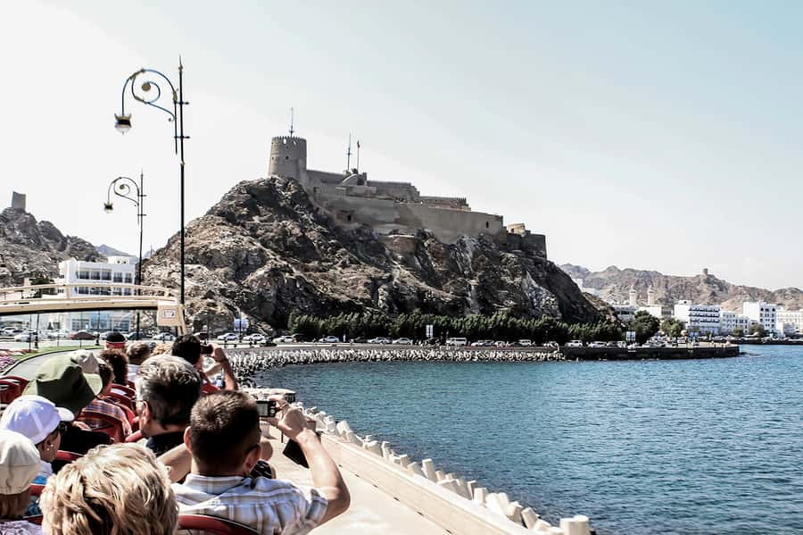 Muscat: Big Bus Hop-On Hop-Off Sightseeing Tour - Ruwi Clock Tower and the city beyond old Muscat