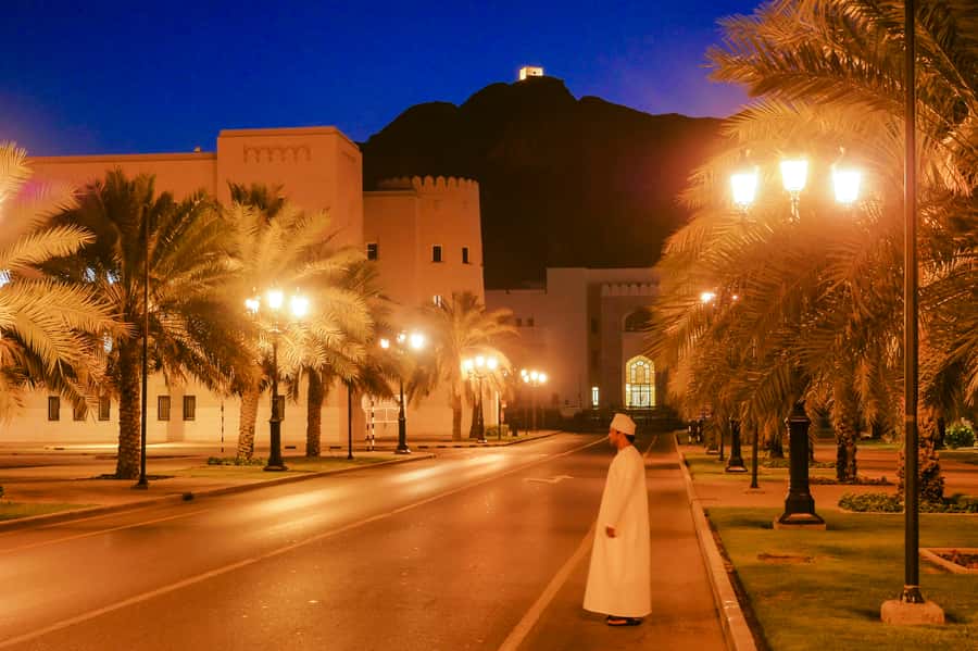 Muscat: Evening Guided City Highlights Tour by Van - Sultan Qaboos Grand Mosque: a grand first stop