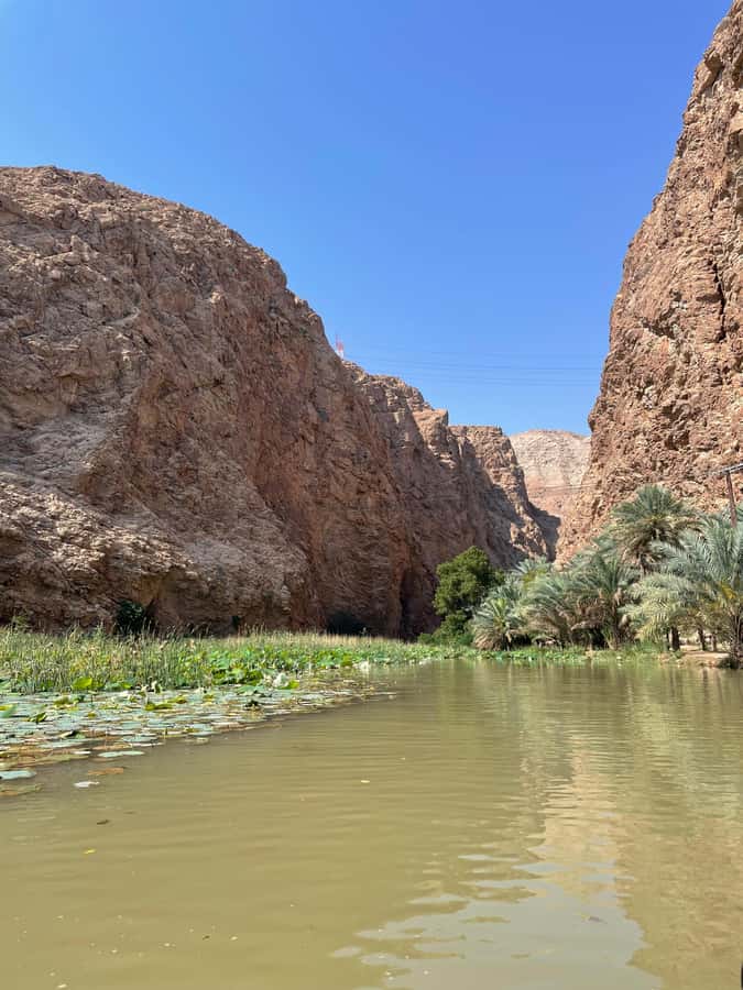 Muscat: Full-Day Wadi Shab & Bimmah Sinkhole Private Tour - Lunch adds a local touch