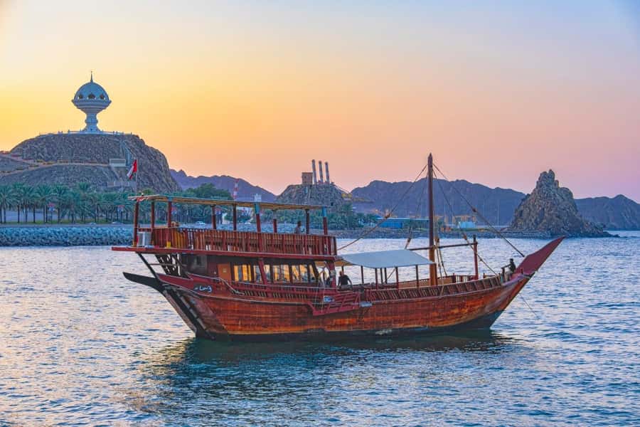 Muscat: Omani Dhow Coastal and Sunset Cruise - Setting out from Marina Bandar Al Rowdha