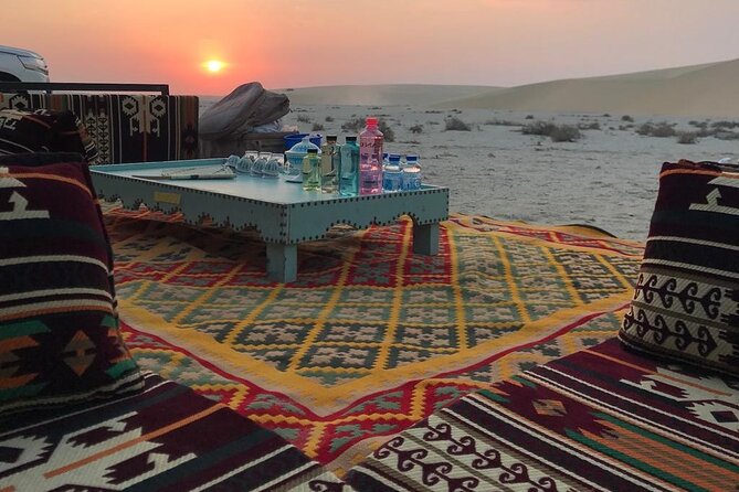 No Rush Desert Safari: 6-Hour Adventure & Inland Sea Relaxation - From Doha to Qatar’s southern sands