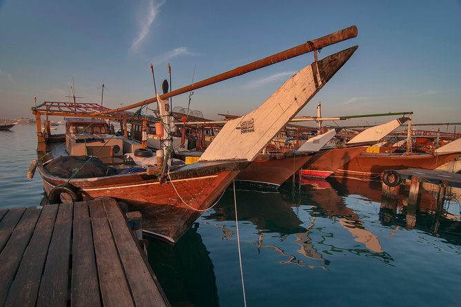 North Qatar Tour | Zubara Fort | Purple Island | Mangros Colony - Al Khor: boats, coast, and Qatar’s pearling past
