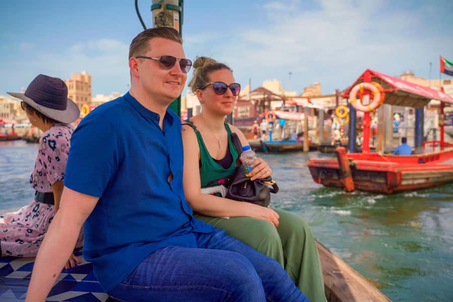 Old Dubai Guided Tour With Photographer: Souks & Street Food - Al Seef promenade and the view toward Dubai Creek