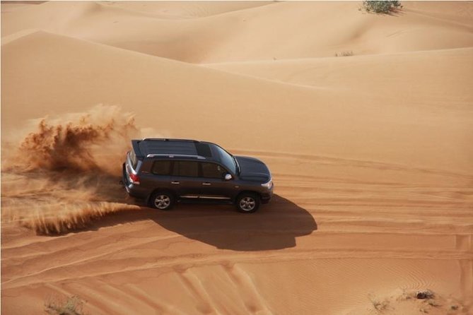 Premium Full-Day Safari, Dune Bash, Camel Ride and BBQ Meal in Desert Camp - About two hours of dune bashing