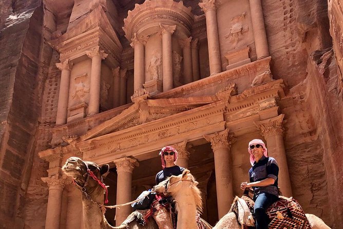 Private 4 Day Holiday Jordan in 3-Star Hotel - Day Two: Petra’s Siq, Treasury, and Ancient City