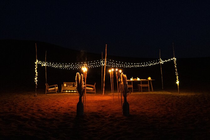 Private Dinner in the dunes in the Mleiha National Park - Key points to know before booking