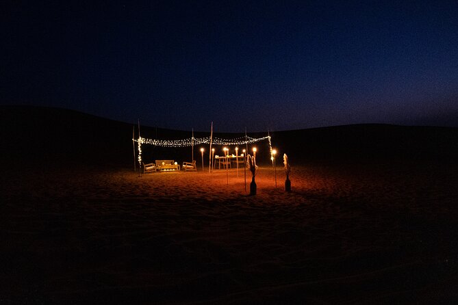Private Dinner in the dunes in the Mleiha National Park - A camel ride and a walk through desert life