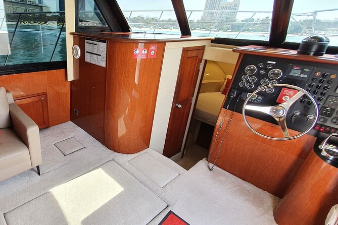 Private Dubai 2 Hours Luxury Yacht Charter with BBQ Option - Palm Jumeirah and the Burj Al Arab