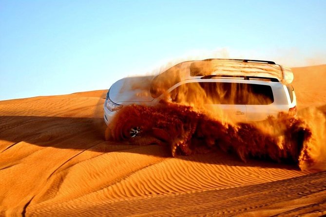 Private Evening Desert Safari Dubai with Hot BBQ Dinner - Leaving Dubai for the Lahbab red dunes