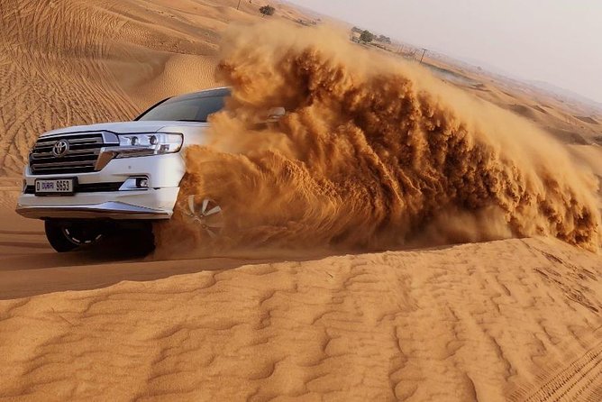Private Morning Desert Safari Dubai with Dune Bashing & Sandboard - Guides who shape the morning
