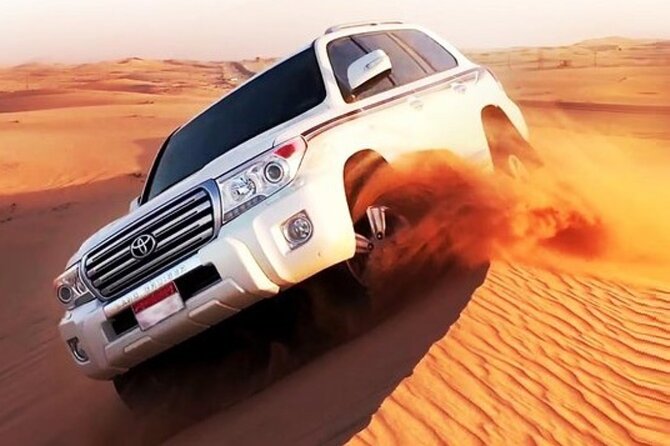 Private Premium Desert Safari 4x4 Vehicle with BBQ Dinner - DUBAI - Sandboarding gives the dunes a second kind of thrill